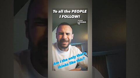 To all the PEOPLE I FOLLOW!