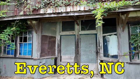 I'm visiting every town in NC - Everetts, North Carolina