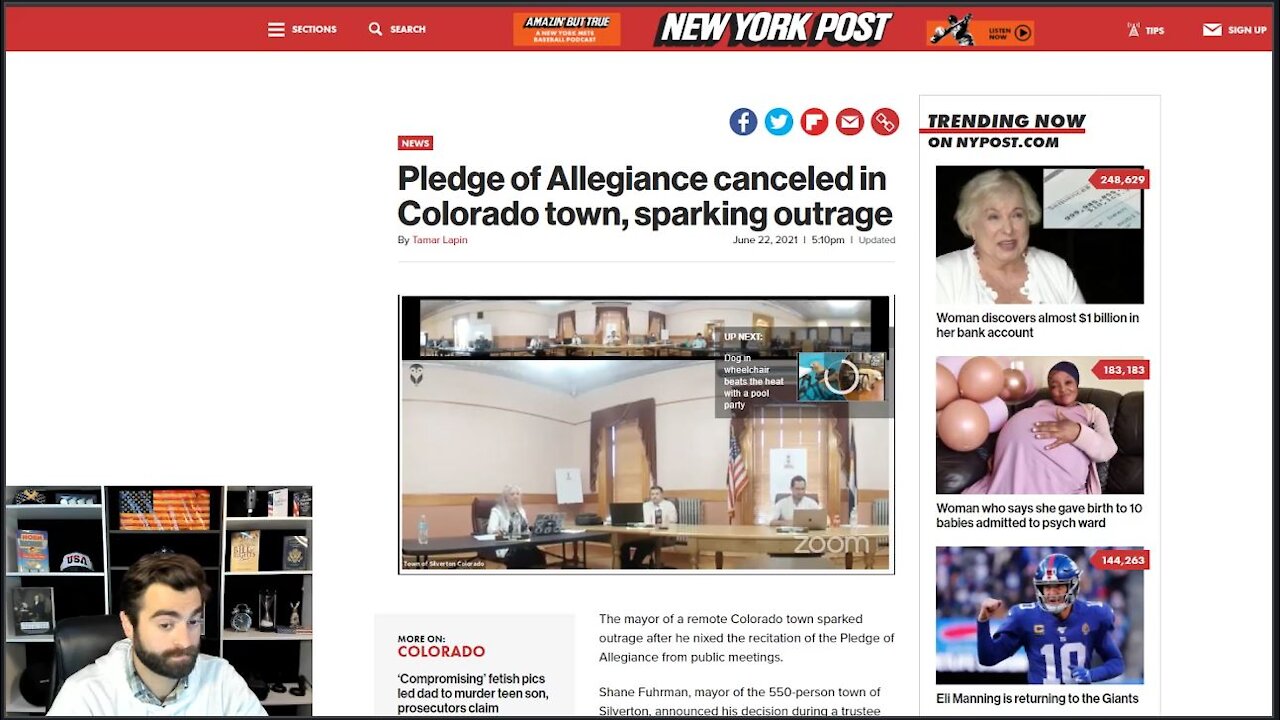 Colorado BANS Audits & The Pledge Of Allegiance?!