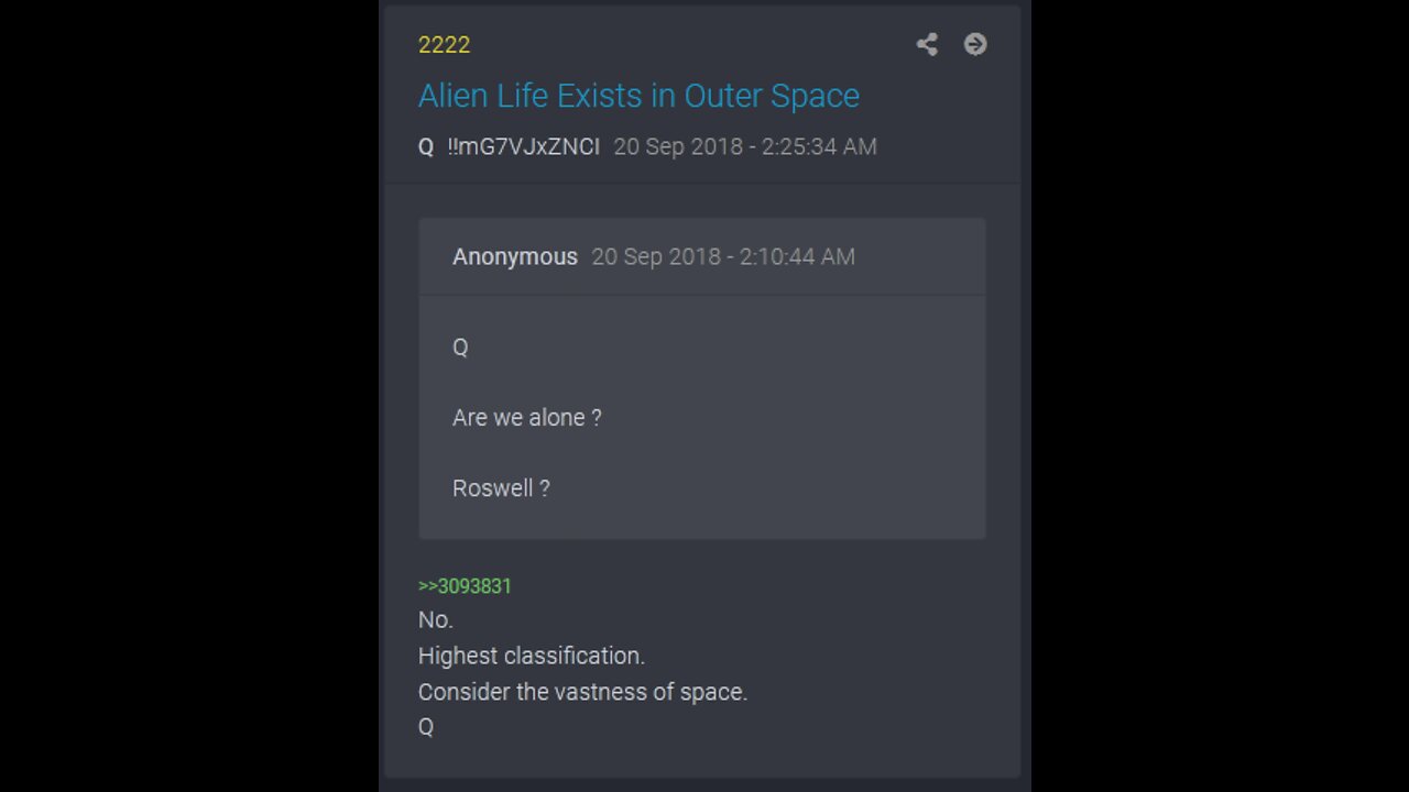 Donald Trump & Donald Trump Jr. about Roswell 2020 +Q msg about Roswell & Anonymous:) DROP 2222