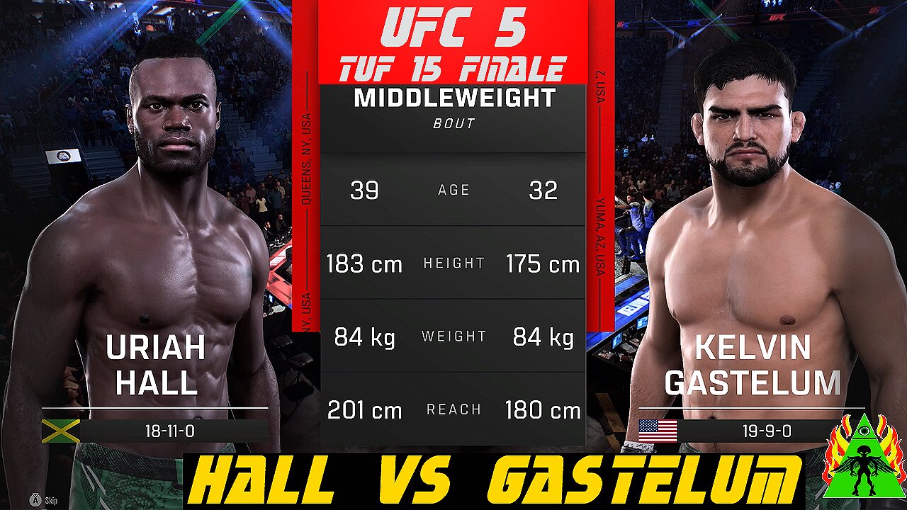 UFC 5 - HALL VS GASTELUM