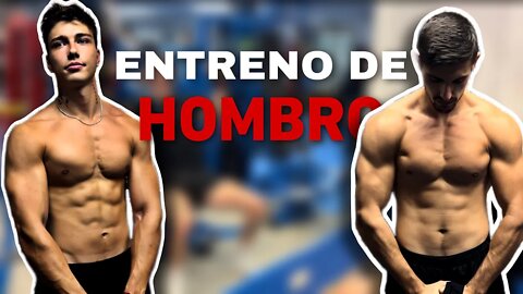 ENTRENO de HOMBRO & como te estan ROBANDO tu PODER (ft. @goldengeorgiii )