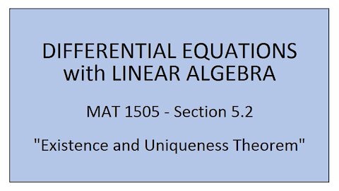 MAT 2705 - Section 5.2