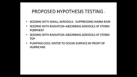 US Government weather modification on Hurricanes. The Department of Homeland Security