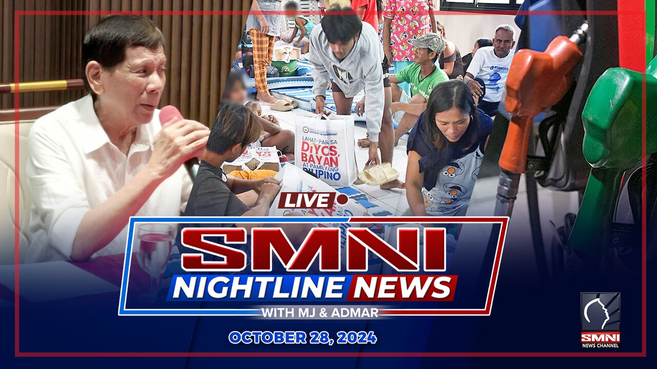 LIVE: SMNI Nightline News with MJ Mondejar & Admar Vilando | October 28, 2024 - Lunes