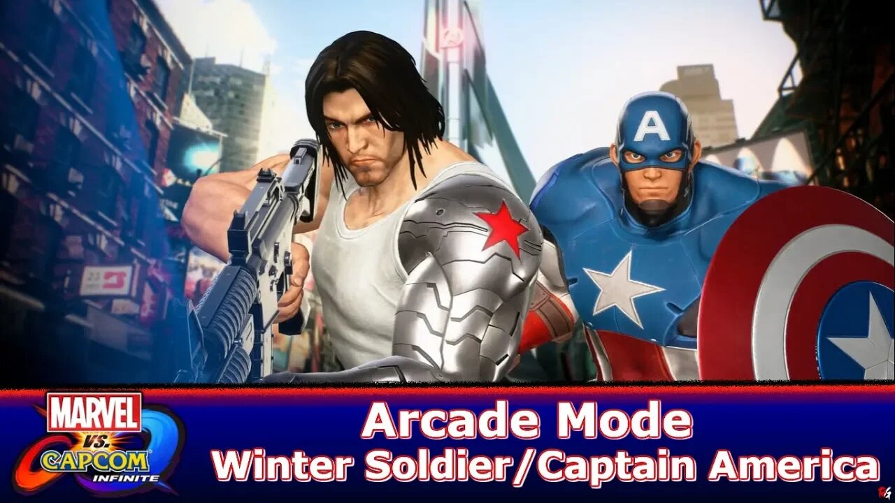 Marvel vs. Capcom: Infinite - Arcade Mode: Winter Soldier/Captain America