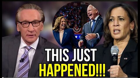 Kamala LOSES it over being HUMILIATED by Bill Maher, Media Still Trying to Prop Her Up!
