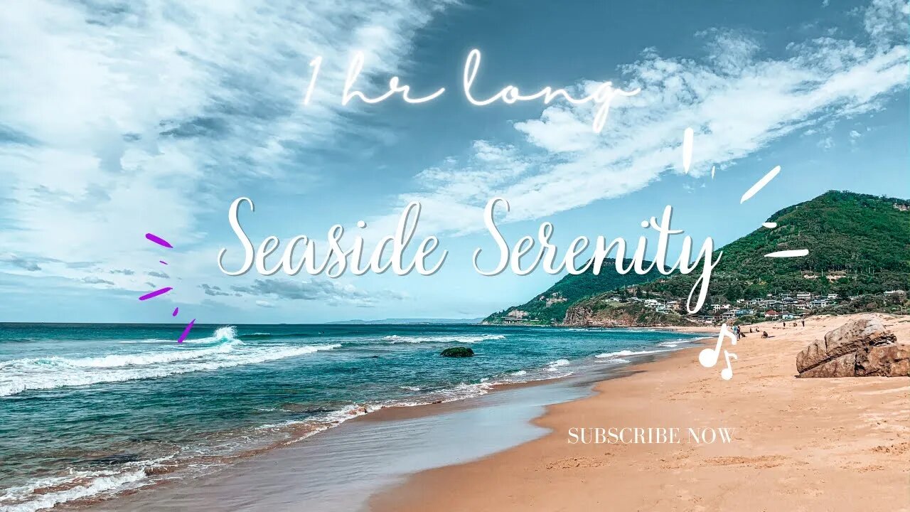 Seaside Serenity: 1 Hour of Deep Focus Study Music with Mediterranean Waves 🌊📚💻