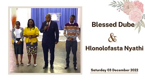 Evangelist Blessed & Sister Hlo Wedding - Announcement