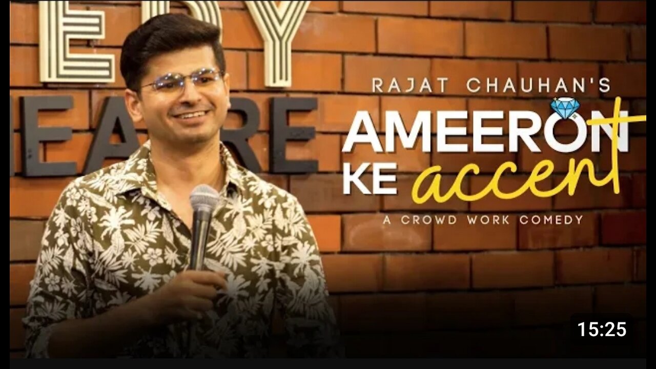 Ameeron ka Accent _ Crowdwork _ Stand up comedy by Rajat Chauhan