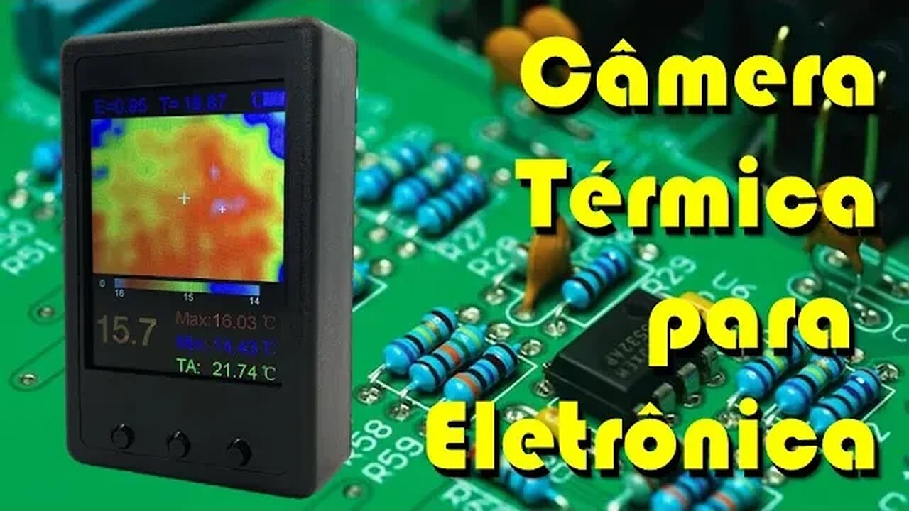 Câmera térmica para eletrônica - uma opção simples e mais acessível