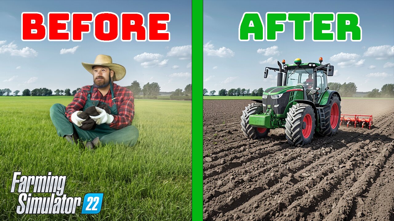 PLOWING OUR FIRST FIELD! | $0 to $100M Challenge | Farming Simulator 22