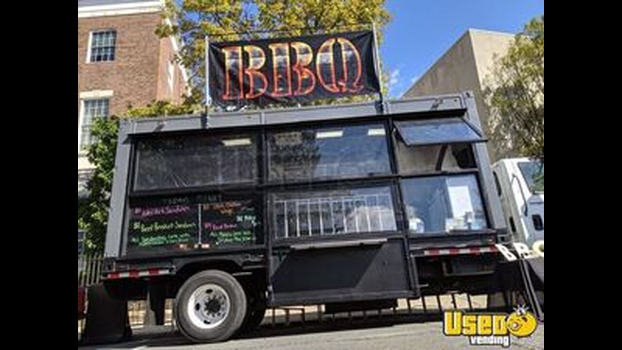 2009 International Durastar 4300 Barbecue Food Truck for Sale in Connecticut!