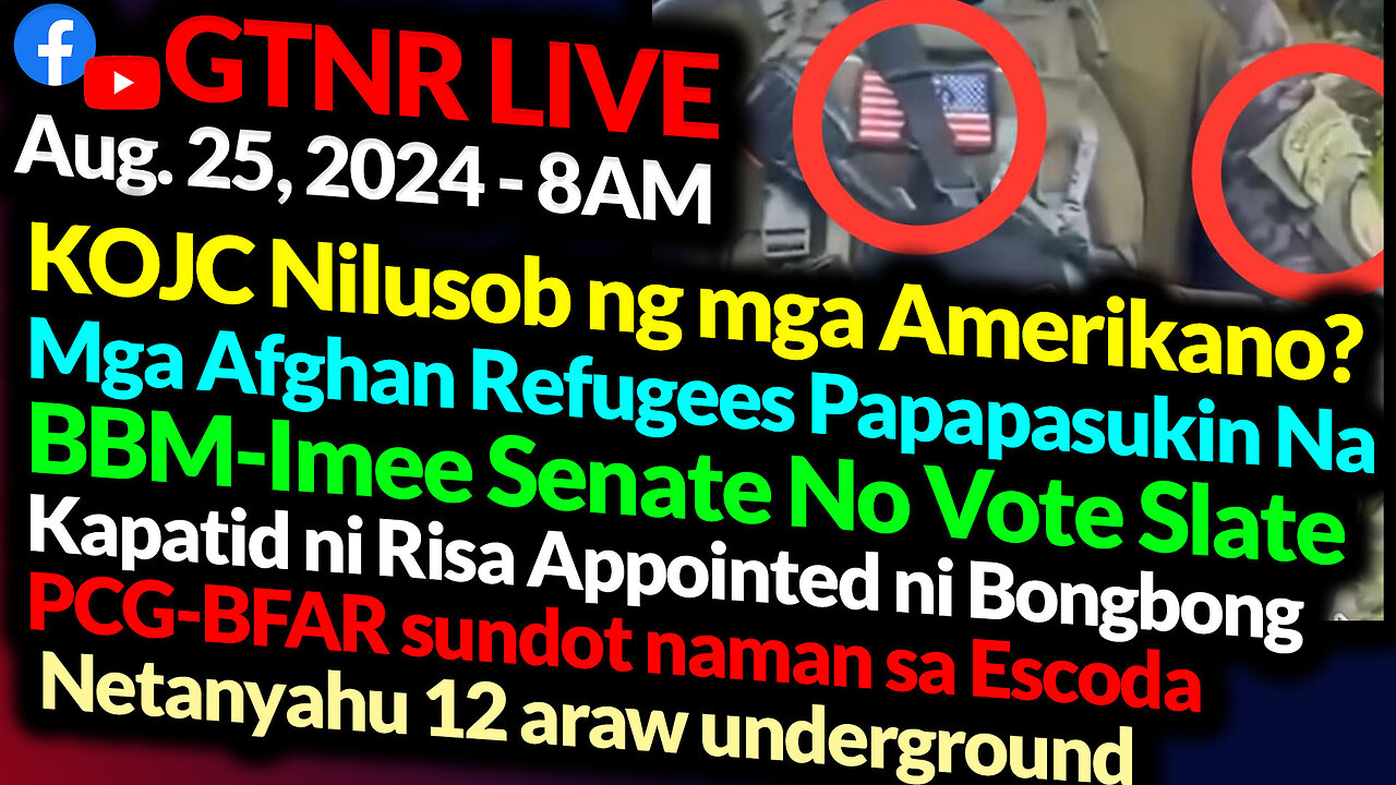 KOJC Nilusob ng mga Amerikano? | Afghan Refugees | Kapatid ni Risa | GTNR with Ka Mentong and Ka Ado