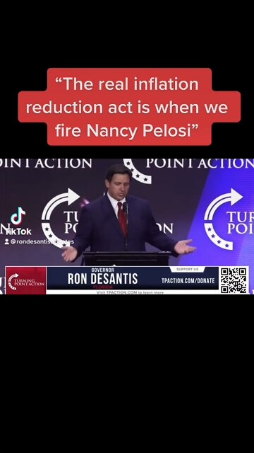 “The real inflation reduction act is when we fire Nancy Pelosi” Biden | Bongino | Trump | Bannon