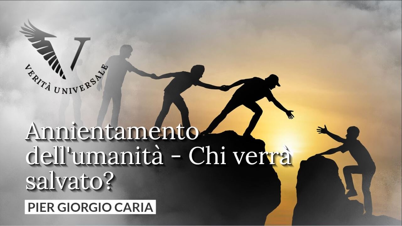 Annientamento dell'umanità - Chi verrà salvato? - Pier Giorgio Caria