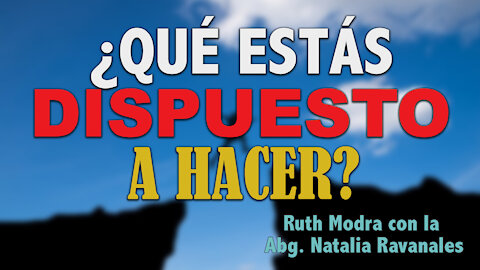 LIBERTAD DE DESPLAZAMIENTO ¿Qué estás dispuesto a hacer?