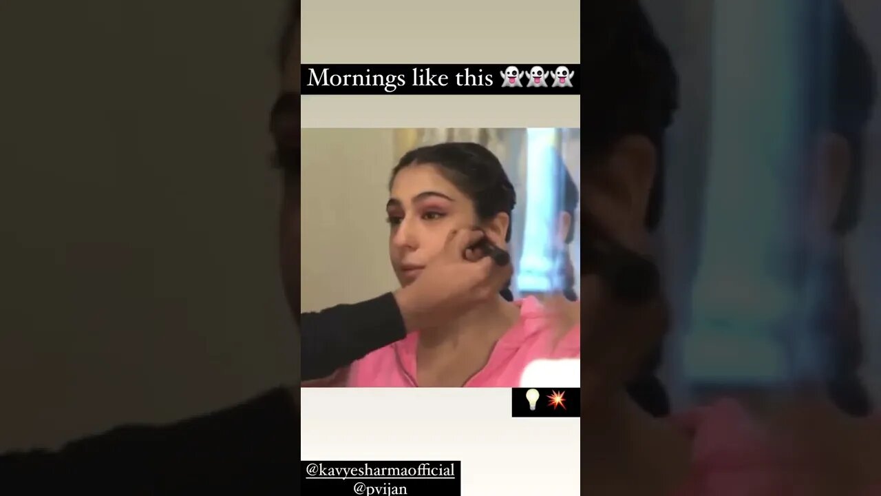 Sara Ali Khan gets minor scare as light bulb explodes during her makeup session