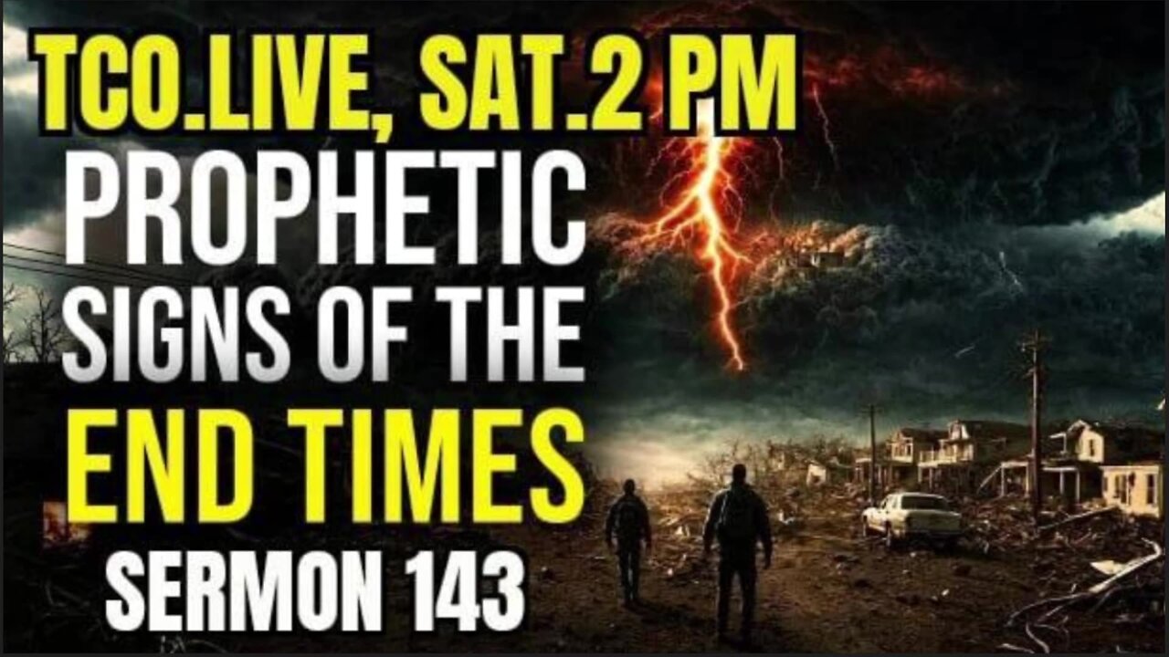 🛐CHURCH IN YOUR HOME 🛐( SERMON 143 ) PROPHETIC SIGNS HAPPENING NOW !!~