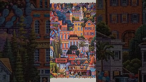 60,000 Piece What a Wonderful World Jigsaw Puzzle Day 46! #shorts #jigsawpuzzles #puzzle #puzzles