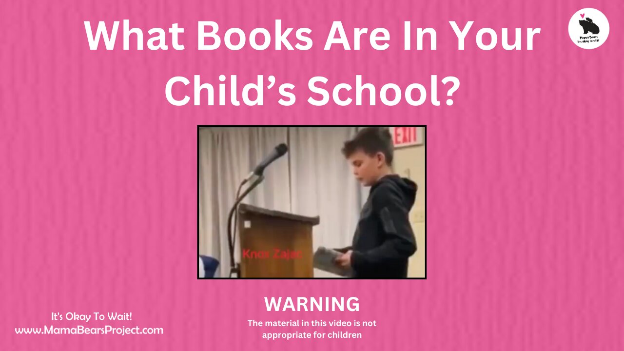 MUST SEE: Brave Boy Reads Porno Book Out Loud To School Board!