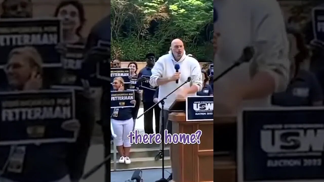 John Fetterman Has a mental Problem