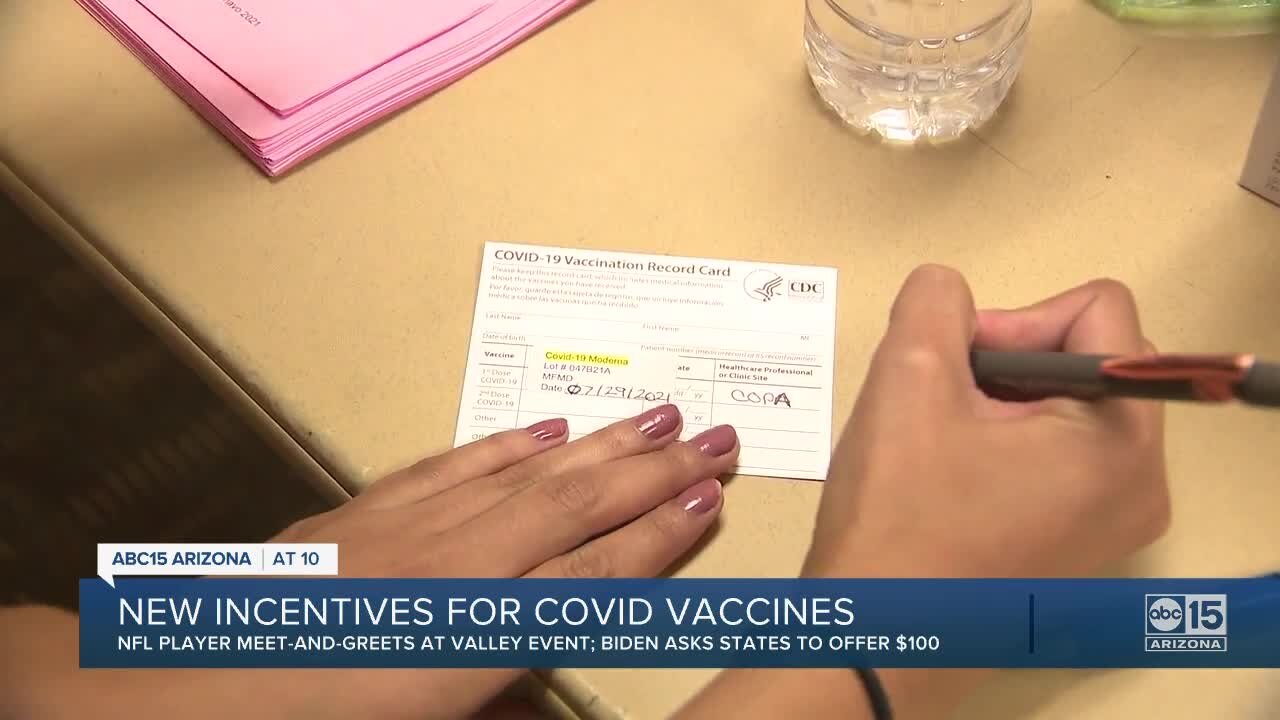 New incentives being rolled out promote COVID-19 vaccines