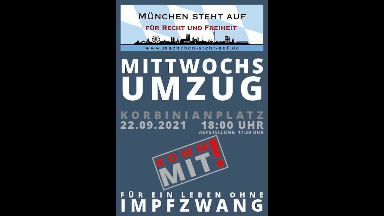 Mittwochsumzug München Eindrücke und Abschlussveranstaltung