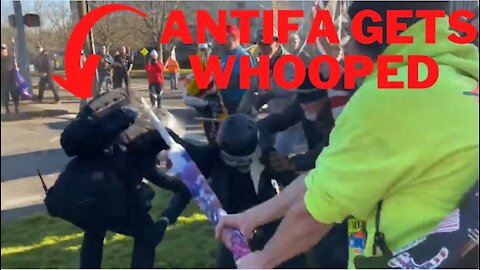 Antifa Shoots At Trump Supporters Then Gets DESTROYED! Olympia, Washington