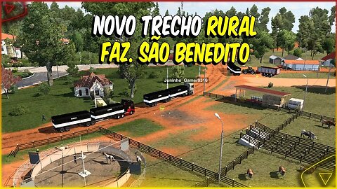 MAPA MINAS NOVO TRECHO RURAL FAZENDA SAO BENEDITO SENTIDO BOM DESPACHO ETS2