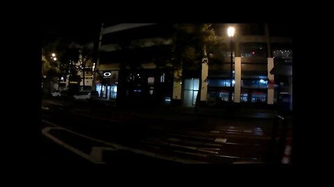 Market and Powell Streets, at night, San Francisco, California