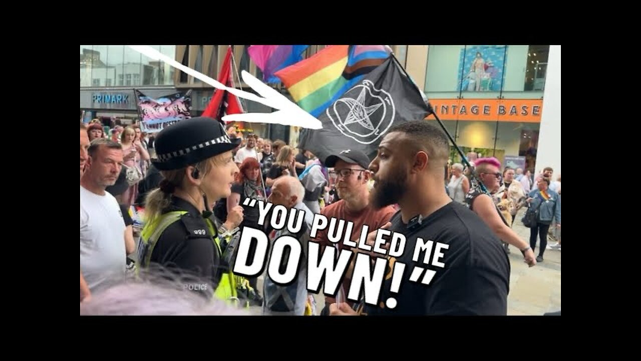 Street Preacher gets Stopped at PRIDE! BUT is this Two Tier Policing!? 🏳️‍🌈🚔✝️