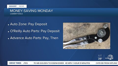 Money Saving Monday: Local stores loan tools