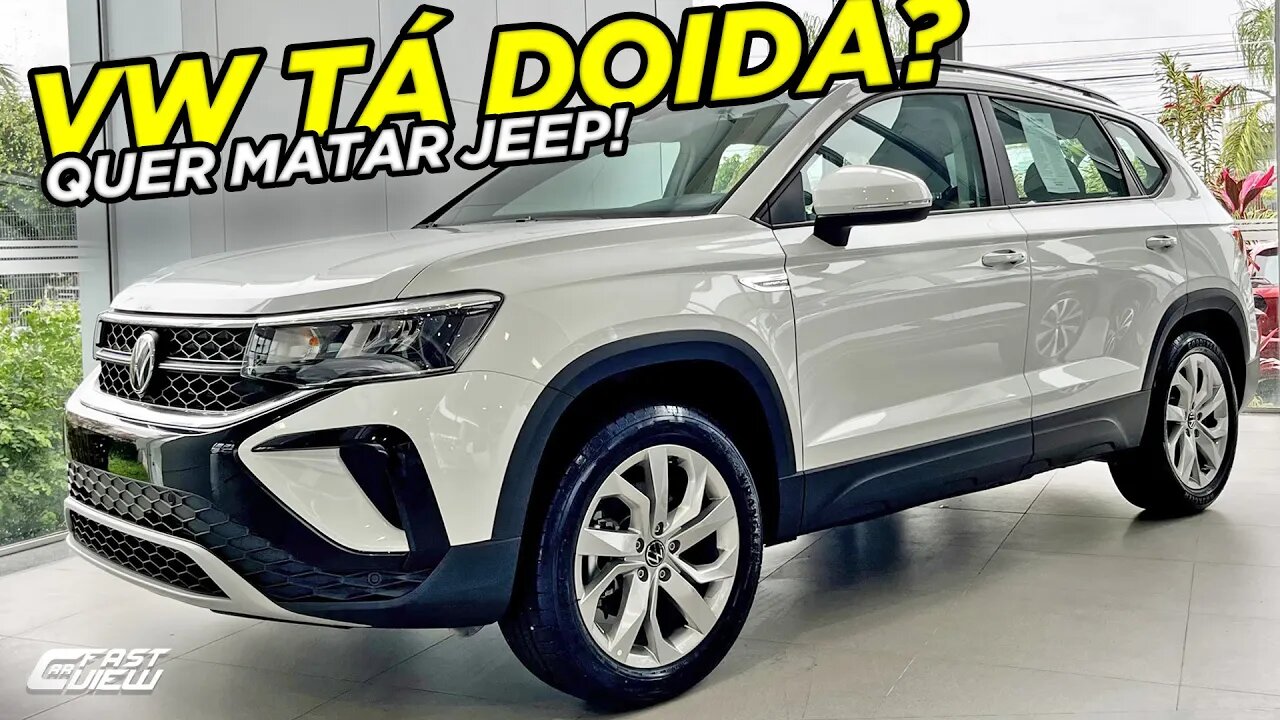 NOVO VOLKSWAGEN TAOS COMFORTLINE 2023 +CARO QUE JEEP COMPASS SPORT É A PIOR OPÇÃO NA CATEGORIA?