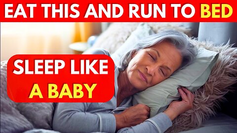 Say Goodbye to Insomnia! Eat This Before Bed and Sleep Better Than with Pills