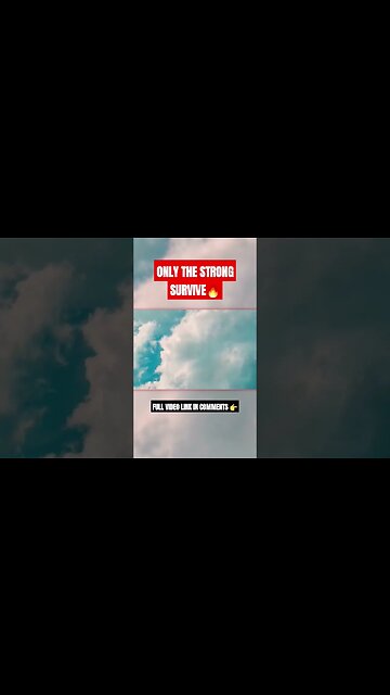 Only the Strong Survive. #shorts