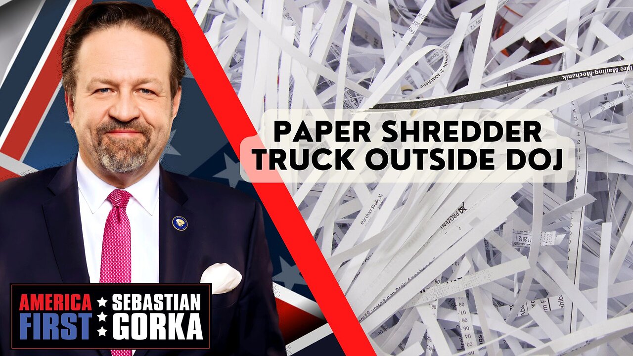 Sebastian Gorka FULL SHOW: Paper shredder truck outside DOJ