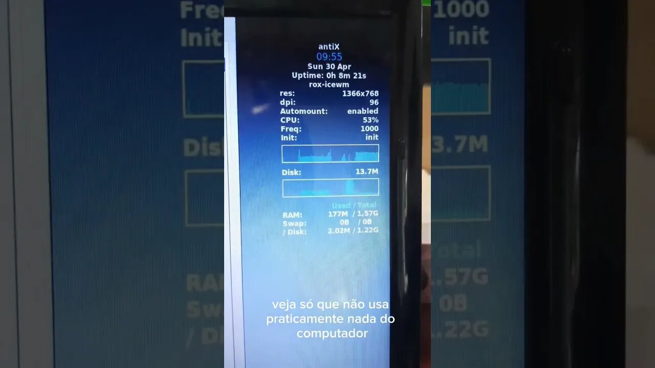 pc da xuxa com linux #tech #shorts #short