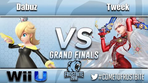 Dabuz (Rosalina and Luma) vs. P1 | Tweek (Bayonetta, Cloud) - Wii U Grand Finals - Frostbite 2018