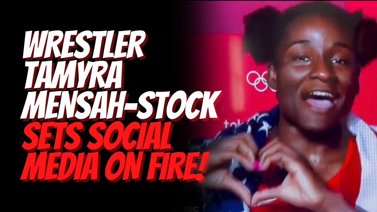 Wrestler Tamyra Mensah-Stock Sets Social Media Alight With Her Show of National Pride in Tokyo!