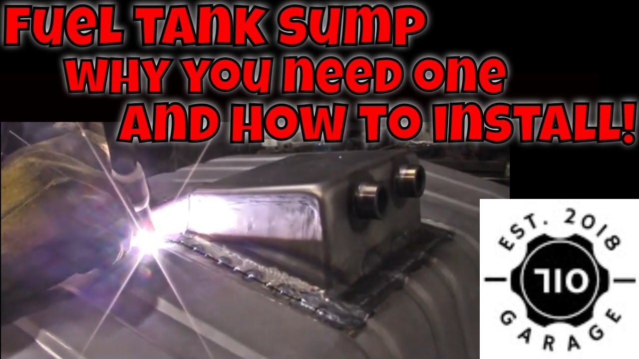 Gas Tank Sump Installation