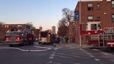 Residents jump from Baltimore apartment to save themselves from fire