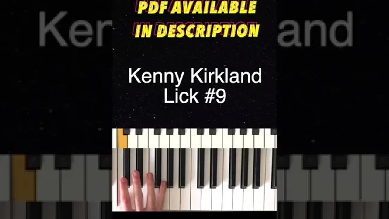 Kenny Kirkland Lick #9