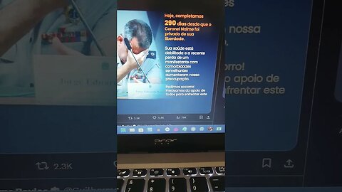 liberdade a coronel Naime preso por cumprir seu trabalho mesmo em férias #presopolitico #comobirdade