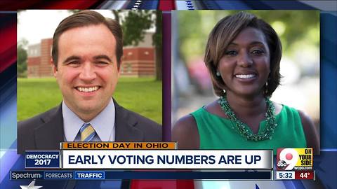 Early voting numbers are up in Hamilton County