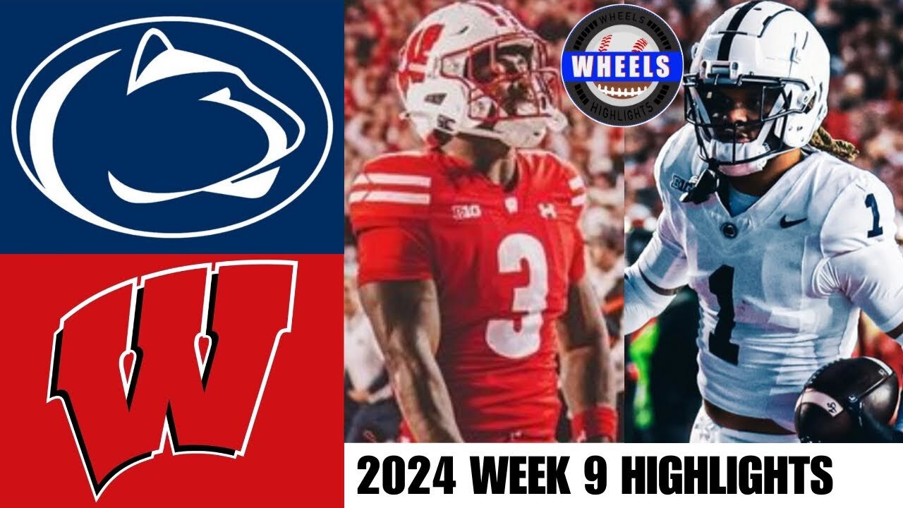 #3 Penn State vs Wisconsin | Full Game Highlights | 2024 College Football Highlights