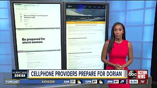 Cellphone providers prepare for Hurricane Dorian to help you stay connected during the storm