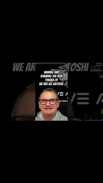 Naming and Shaming the Real Thieves of we are all Satoshi #SamLee #WeAreAllSatoshi #ViDiLOOK #scam