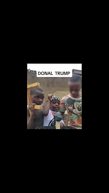 Third World Kids Reenact Trump Assassination Attempt [Kids in Uganda Inspired by Trump’s Courage]