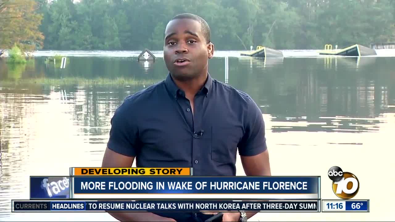 Water rises after Hurricane Florence